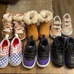 Jordans/dr Scholl’s/vans/cat and jack shoes and boots
